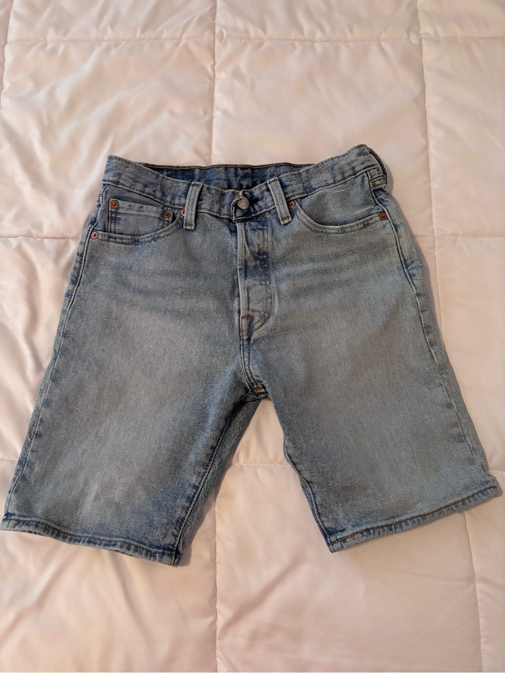 Levi's Light Wash Denim Shorts for Men
